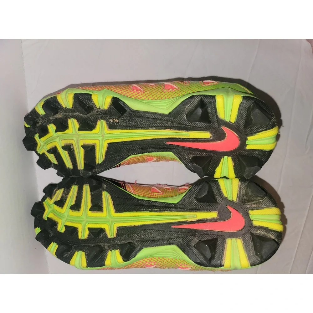 NIKE Hyperdiamond Cleats Youth Bright Neon 684680-610